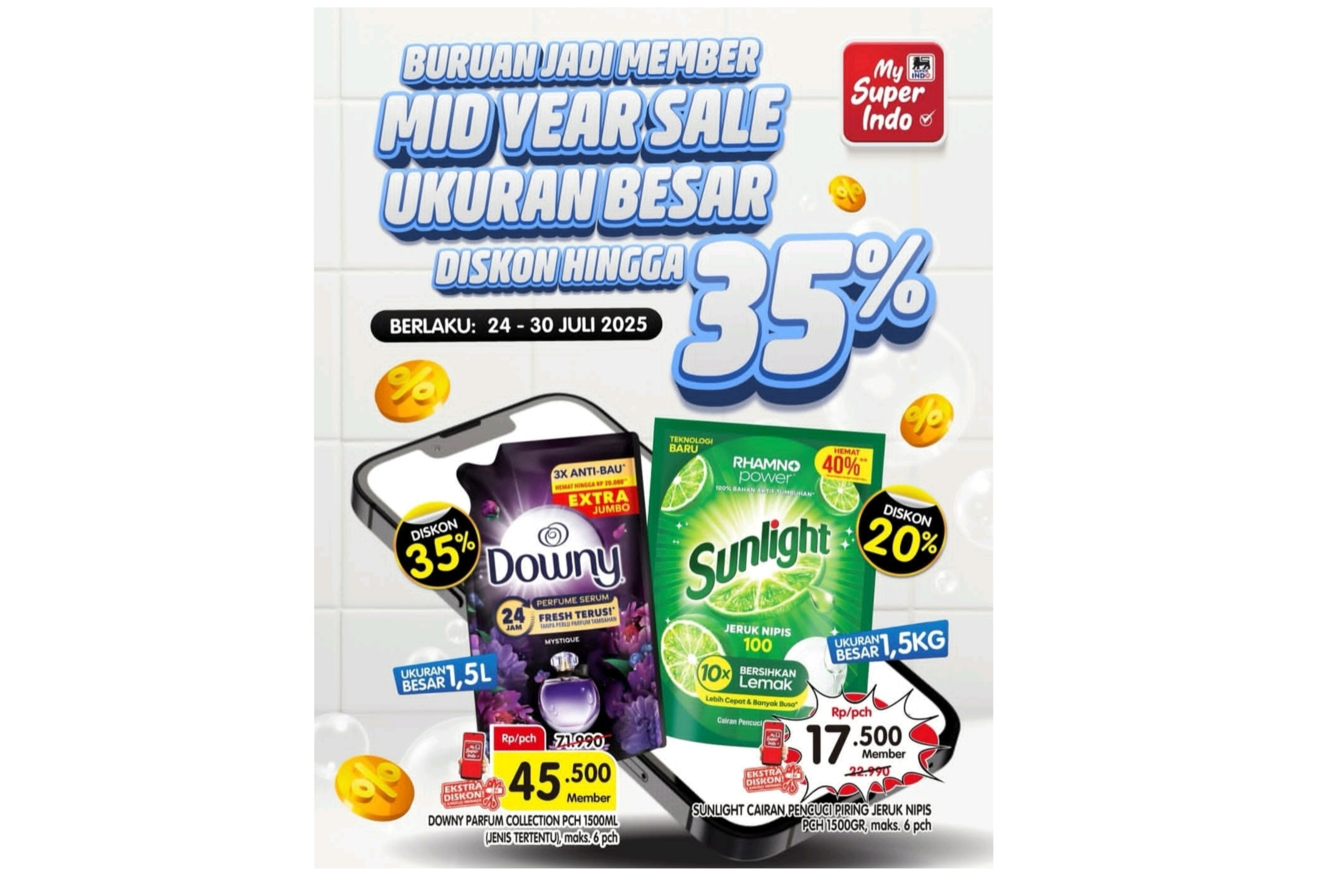 Khusus Member Superindo, Ada Program Mid Year Sale 24-30 Juli 2025