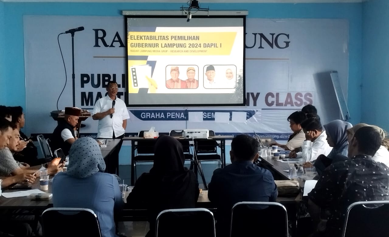 Survei Pilgub Lampung Litbang RLMG dan DRD, Mirza - Jihan Sapu Bersih 8 Kabupaten Kota Dapil Lampung 1