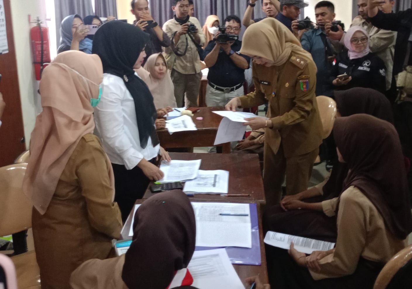 Siswa SRMA 32 Lampung Selatan Gelar Pemeriksaan Kesehatan dan Kebugaran 