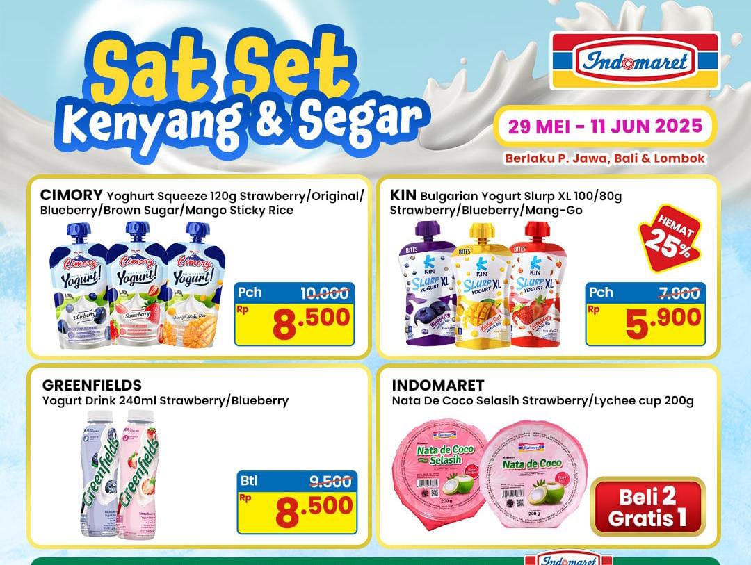 Promo Indomaret Spesial Menu Sat Set, Persiapan Idul Adha Makin Asik Pakai Diskon Hari Ini