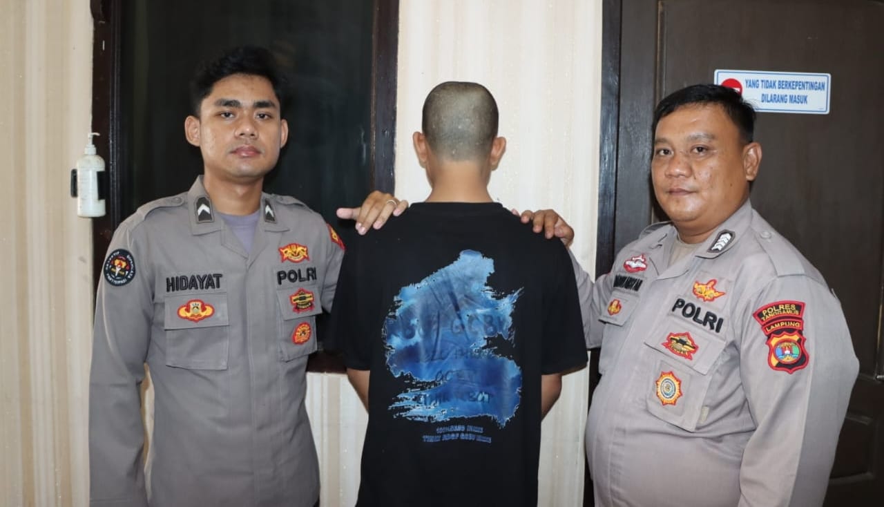 Tekab 308 Presisi Polres Tanggamus Amankan Pemuda Pelaku Percobaan Pencurian di Limau