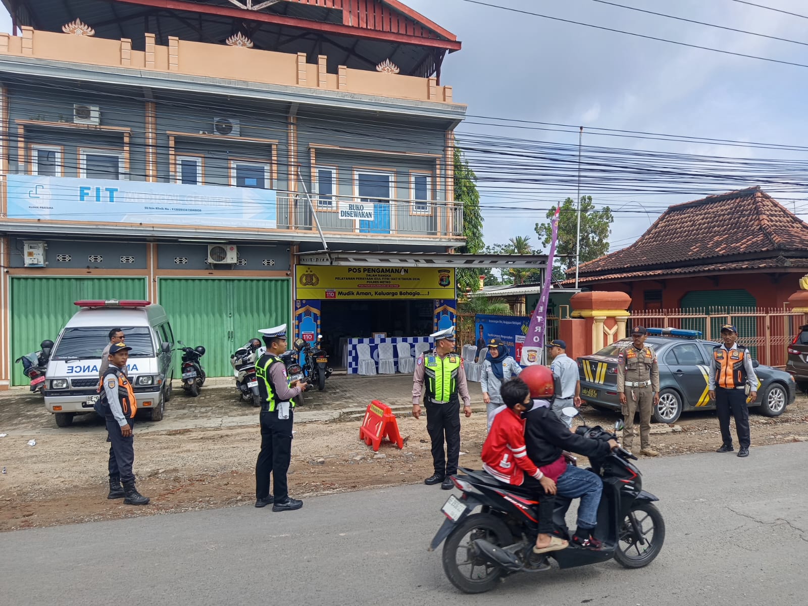H+5 Lebaran, Lalu Lintas Metro Lancar Namun Jlan Rusak Dikeluhkan