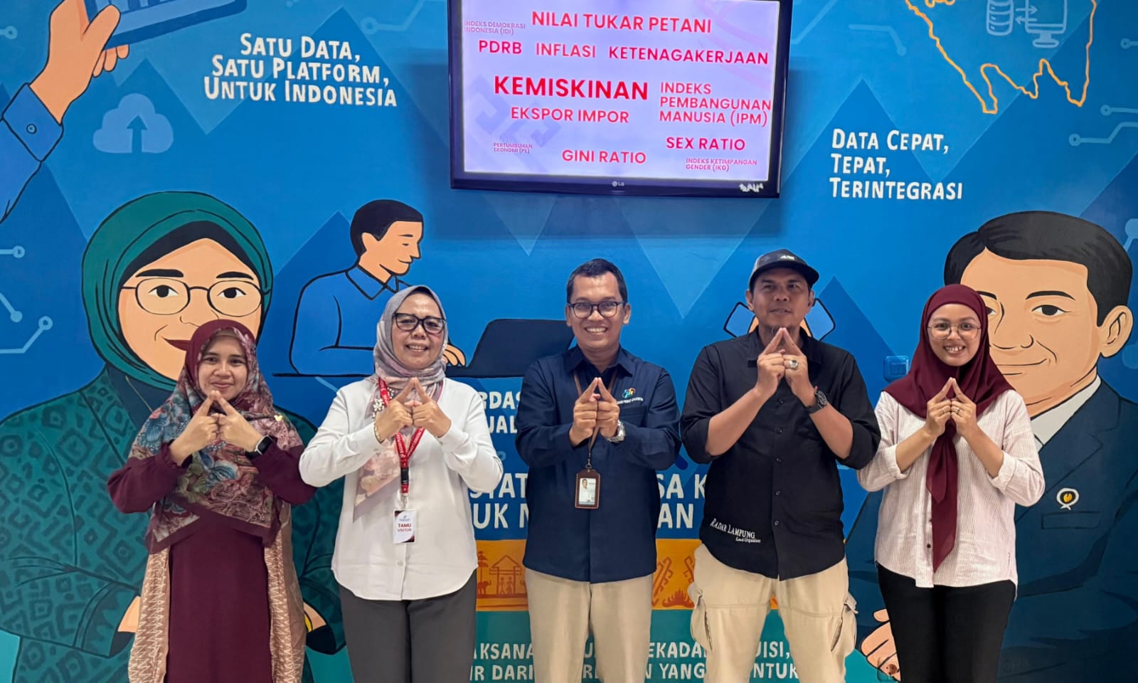 Radar Lampung Siap Kolaborasi Dengan BPS   