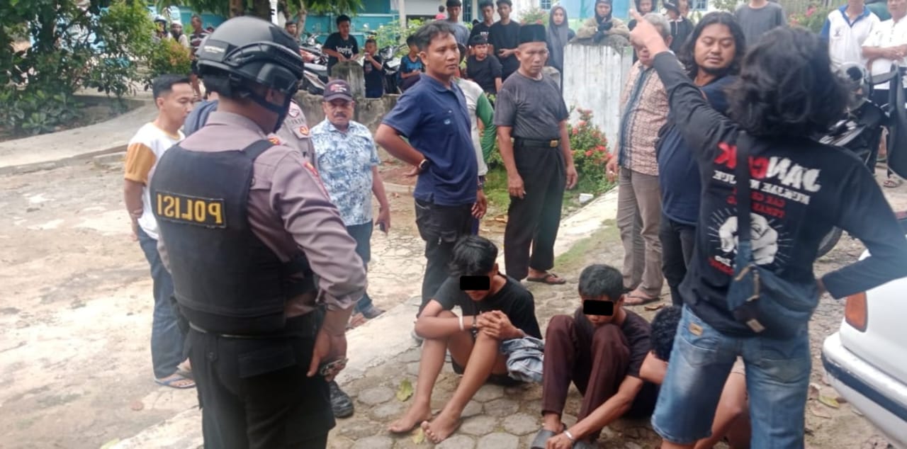 Gegara Saling Ejek di Medsos, Tiga Pelajar Metro Diamankan Polisi Saat Hendak Tawuran