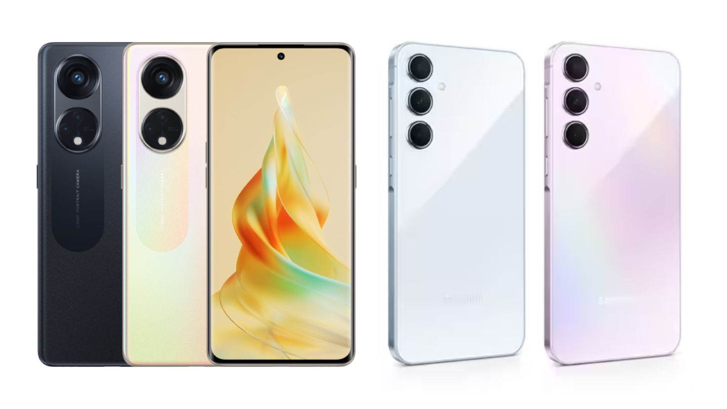 HP Android Mid Range Samsung Galaxy A55 5G Lawan Oppo Reno 8T 5G