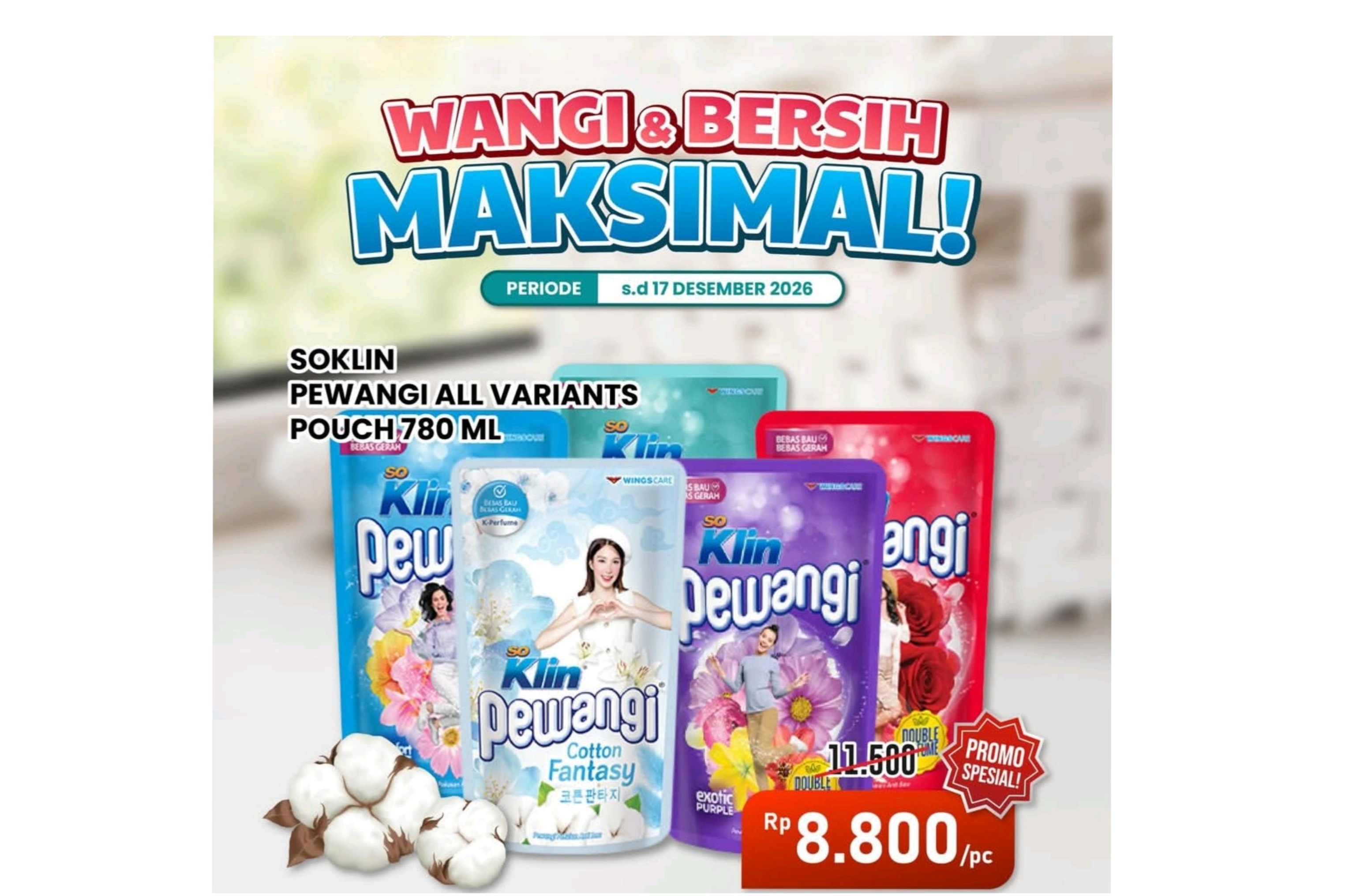 Promo Spesial Chandra Mall Lampung Mulai Delapan Ribuan Aja, Wangi Dan Bersih Maksimal! 