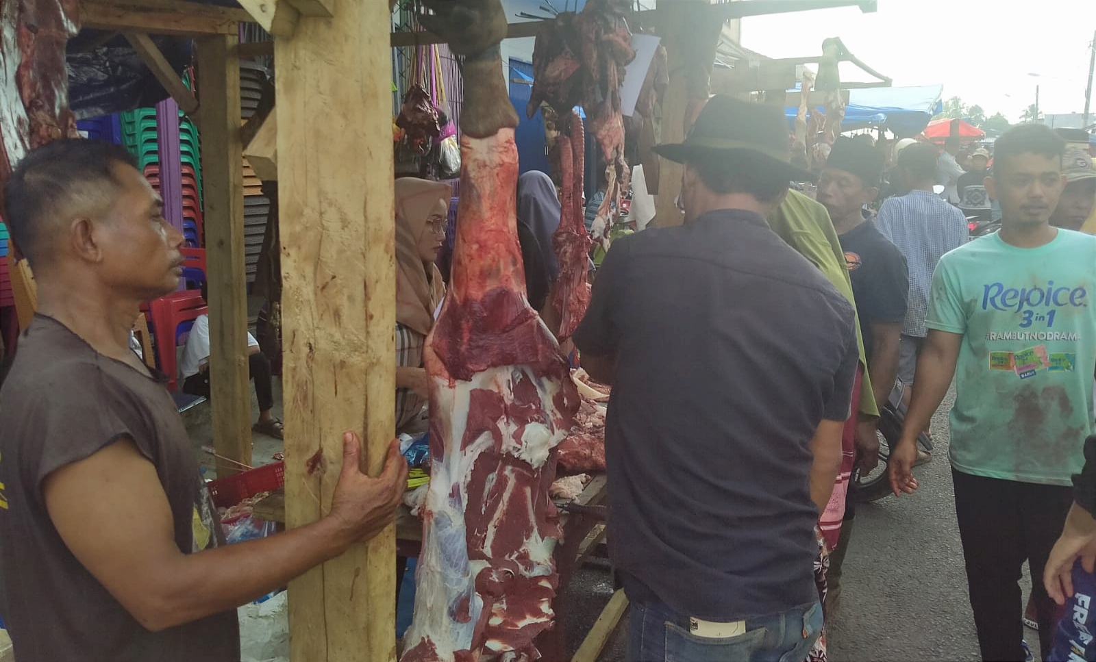 Harga Naik, Daging Sapi di Pasar Kota Agung Rp 170 Ribu per Kilogram