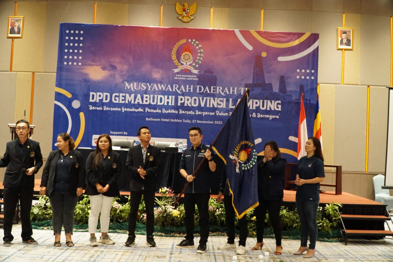 Bung Deddy Terpilih Ketua DPD Gemabudhi Lampung Periode 2022-2027