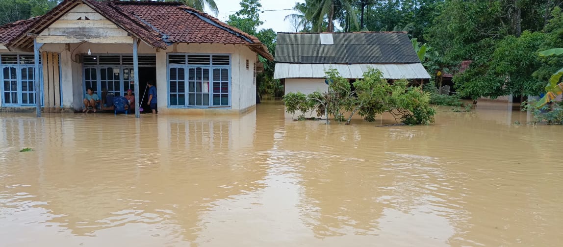 Curah Hujan Tinggi 6 Desa di Mesuji Lampung, Terendam Banjir