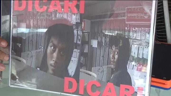 Dua Kali Dibobol, Aksi Pelaku Pencuri di Konter Terekam CCTV