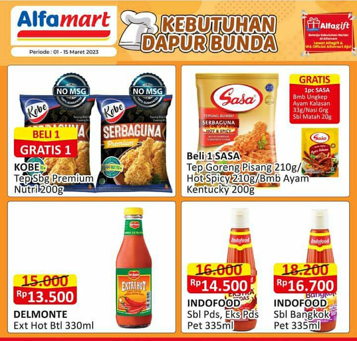 Cek Promo Belanja Hemat Kebutuhan Dapur di Alfamart, Promo Sampai 15 Maret 2023