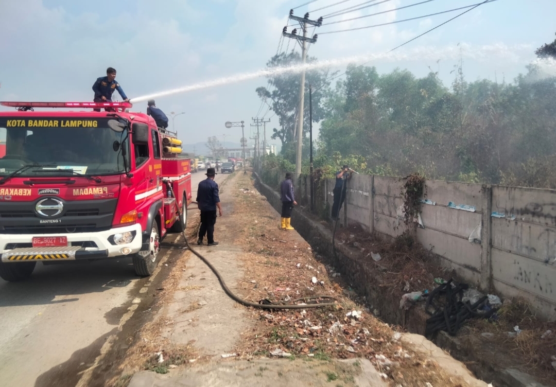 Per Oktober Terjadi 140 titik Evakuasi Kebakaran dan 35 Upaya Penyelamatan di Bandar Lampung