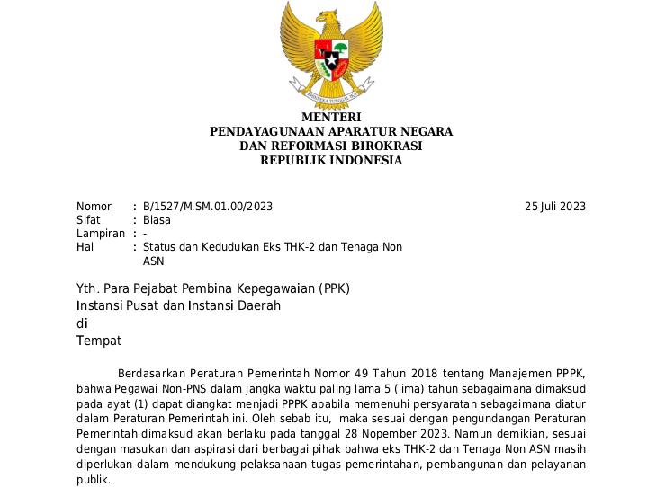 Berpeluang Tinggi Jadi PPPK, Begini Reaksi Honorer Lampung Usai Menpan RB Keluarkan Surat Saktinya
