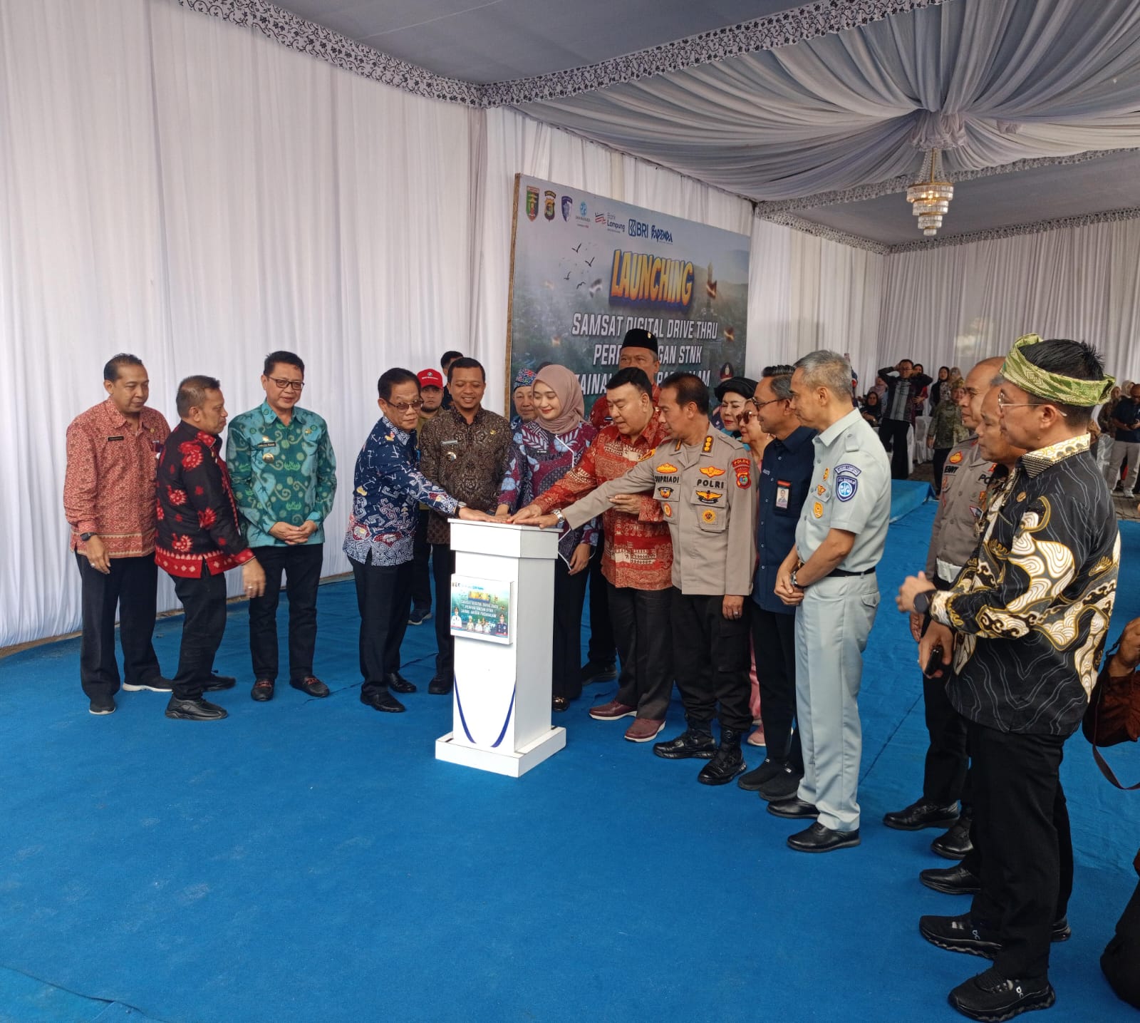 Pemprov Lampung Kembali Luncurkan Samsat Digital Drive Thru, Wagub Jihan: Pelayanan Kurang Dari 20 Menit 