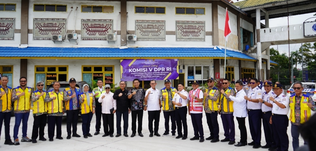 BPTD Kelas II Lampung Dampingi Komisi V DPR RI dalam Meninjau Infrastruktur & Transportasi di Provinsi Lampung