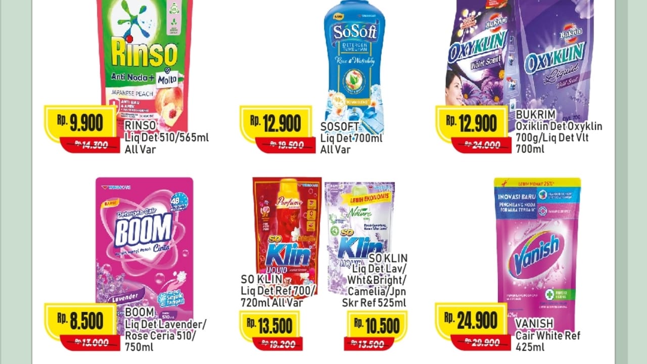 Terakhir! Jangan Lewatkan Promo Home Care Alfamart, Tebus Murah Deterjen Cuma Rp8.500