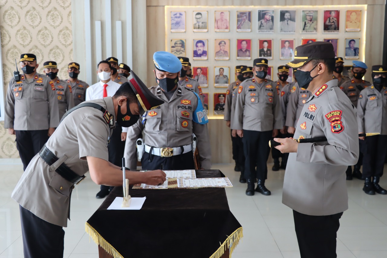 Selamat, AKP Kurmen Rubiyanto Jabat Kasat Binmas Polresta Bandar Lampung