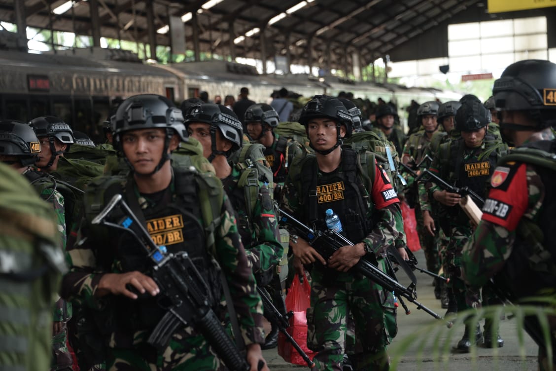 Ribuan Pasukan TNI AD Serbu Stasiun Tanjung Karang, Ada Apa Ya?