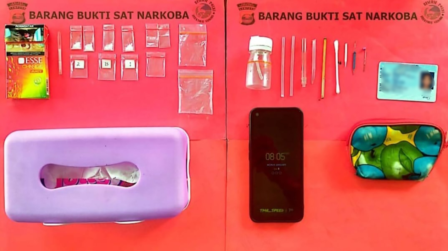 Kurir Narkoba di Tanggamus Lampung Ditangkap, Dapat Upah Uang dan Jatah Paket Sabu 