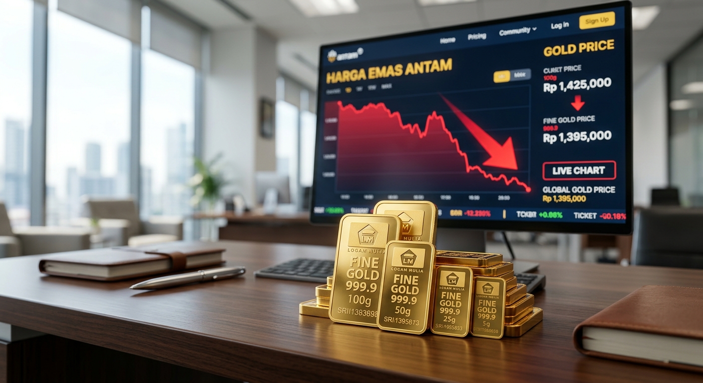 Update Harga Emas Antam Per 5 September 2026: Anjlok Rp30.000 per Gram, Ini Daftar Lengkapnya