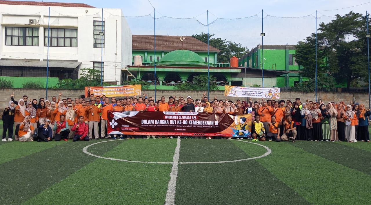Semarakkan HUT RI ke-80, BPS Lampung Gelar Beragam Turnamen Olahraga
