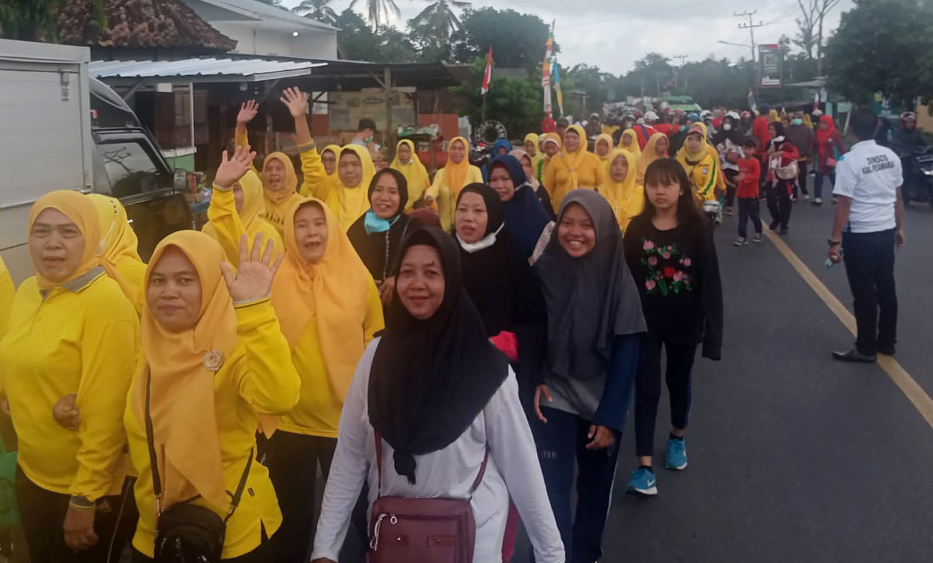 Jalan Sehat Semarak Pesawaran, Badan Sehat, Dapat Doorprize