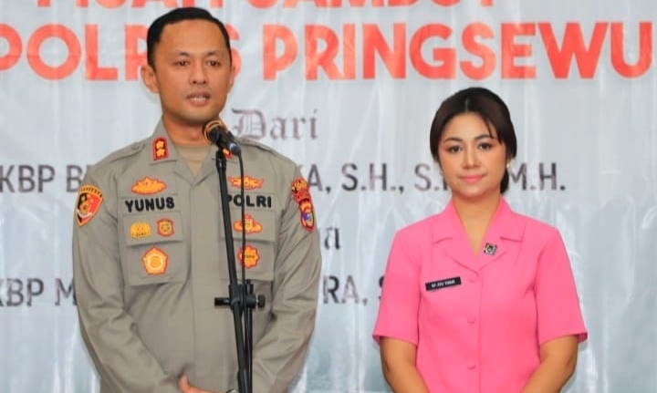 Resmi Jabat Kapolres Pringsewu Lampung, AKBP M Yunus Saputra Komitmen Tingkatkan Pelayanan Kepolisian 