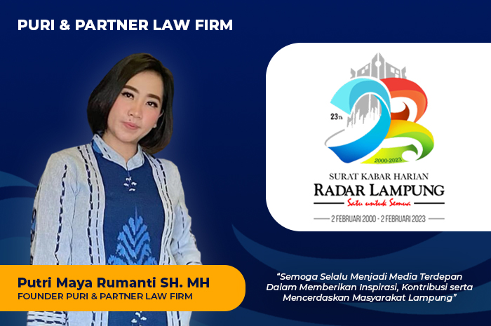 Puri & Partners Law Firm: Selamat Ulang Tahun Radar Lampung ke-23