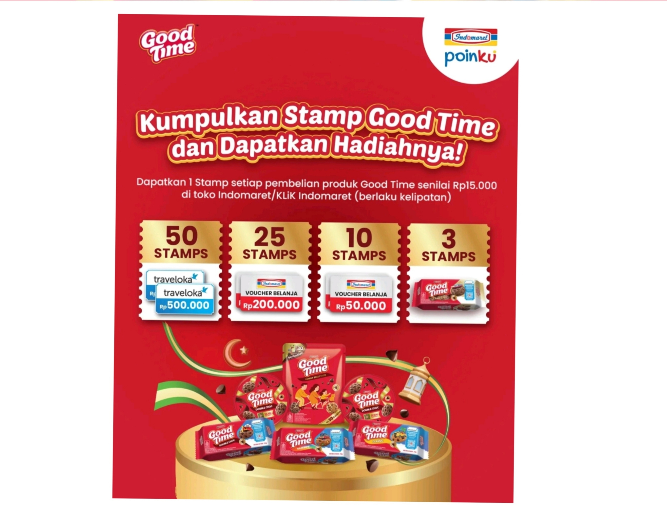 Kumpulkan Stamp Good Time di Indomaret, Hadiah Menarik Menanti Hingga Rp500 Ribu