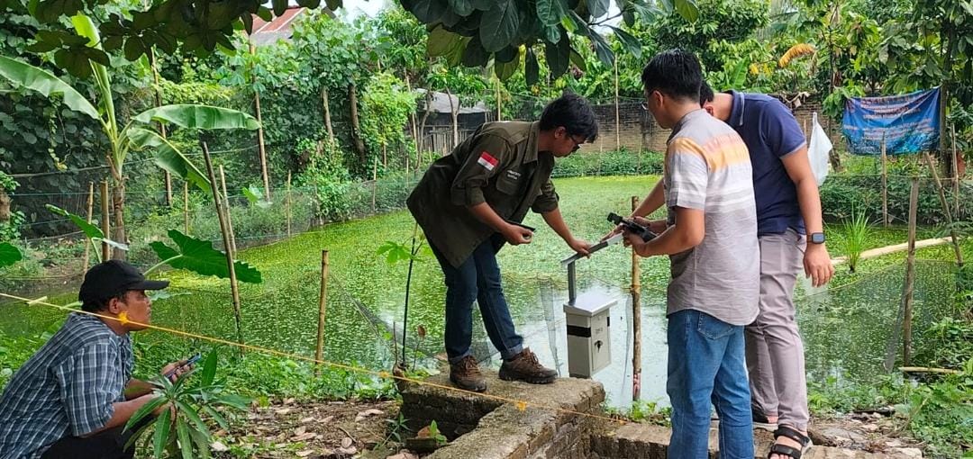 Tim Dosen ITERA Lakukan Pengujian Alat IoT Bioflok  terhadap Budidaya ikan Nila di Kabupaten Pringsewu