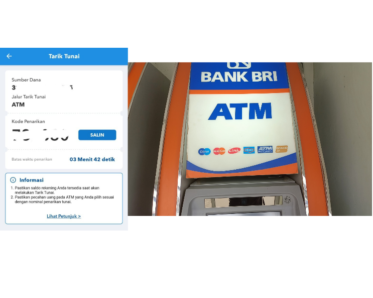 Cukup dari HP, Tarik Tunai di ATM BRI Bandar Lampung Tanpa Kartu Cukup Mudah, Begini Caranya