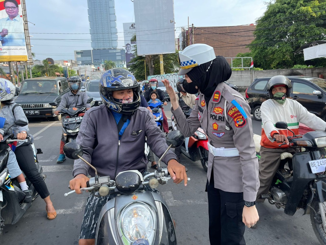 Ikut Instruksi Kapolri, Polresta Bandar Lampung Akan Berlakukan Tidak Tilang Secara Manual