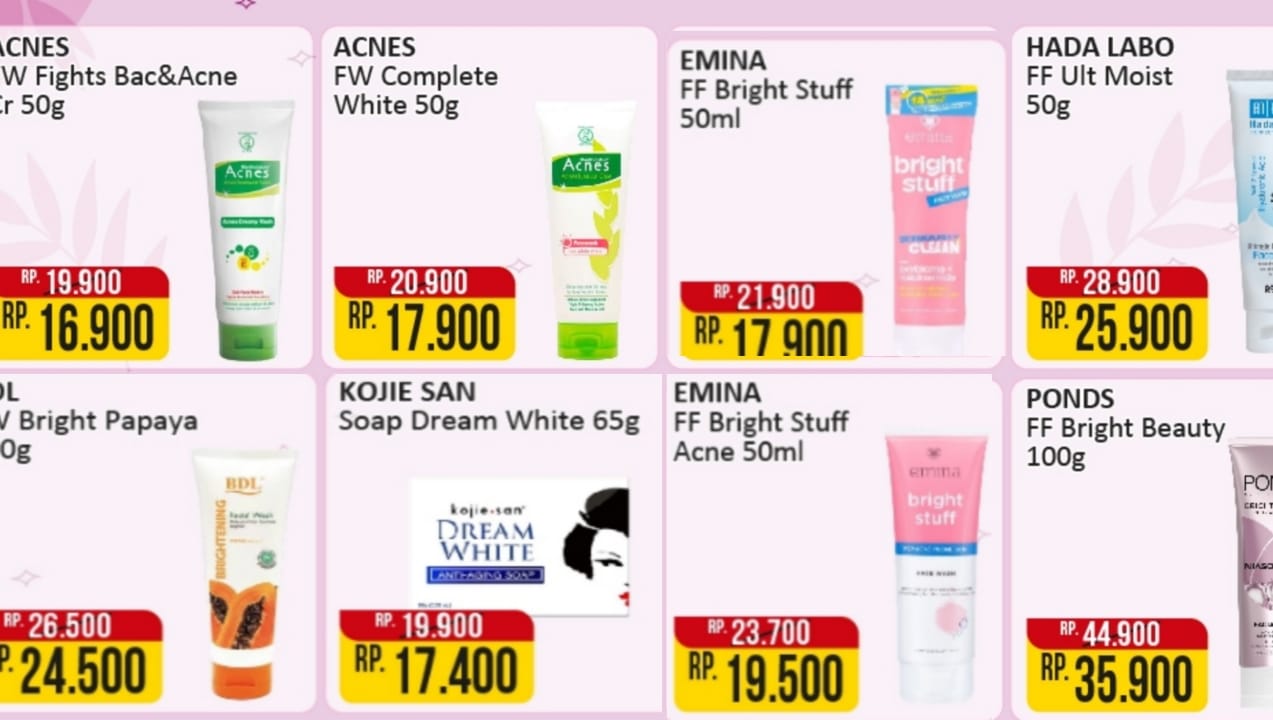 Gebrakan Promo Belanja Murah Face Wash di Alfamart, Rawat Wajah di Pagi Hari Dengan Produk Berkualitas