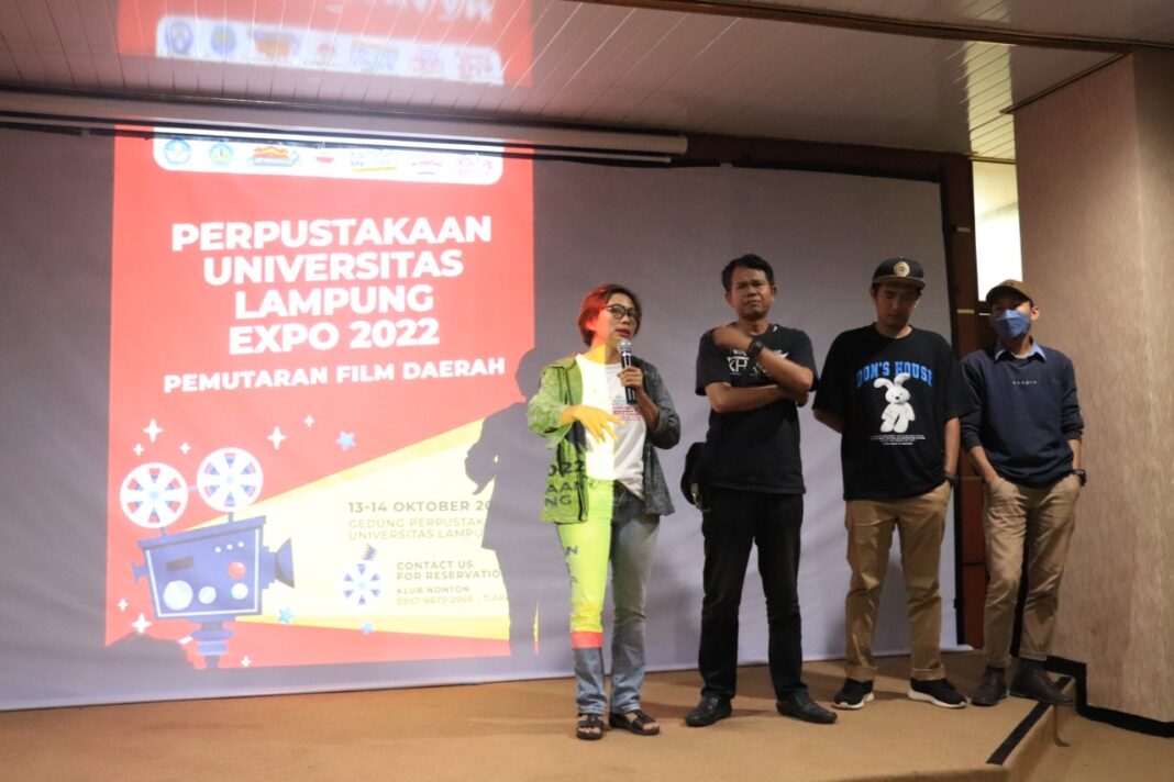 UPT Perpustakaan Gelar Nobar Film Karya Sineas Muda Lampung