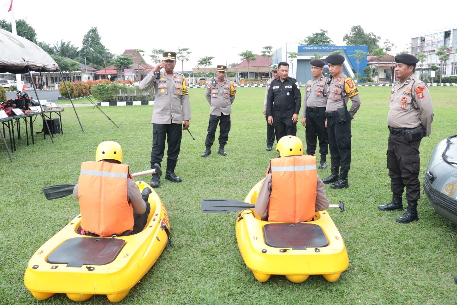 Waspadai Cuaca Ekstrem, Polres Tulang Bawang Siagakan Peralatan SAR