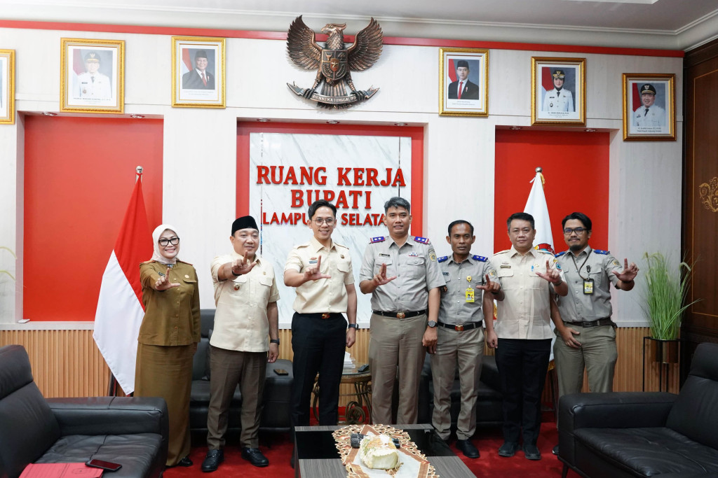 Perkuat Sinergisitas, Bupati Lamsel Audiensi dengan BPN