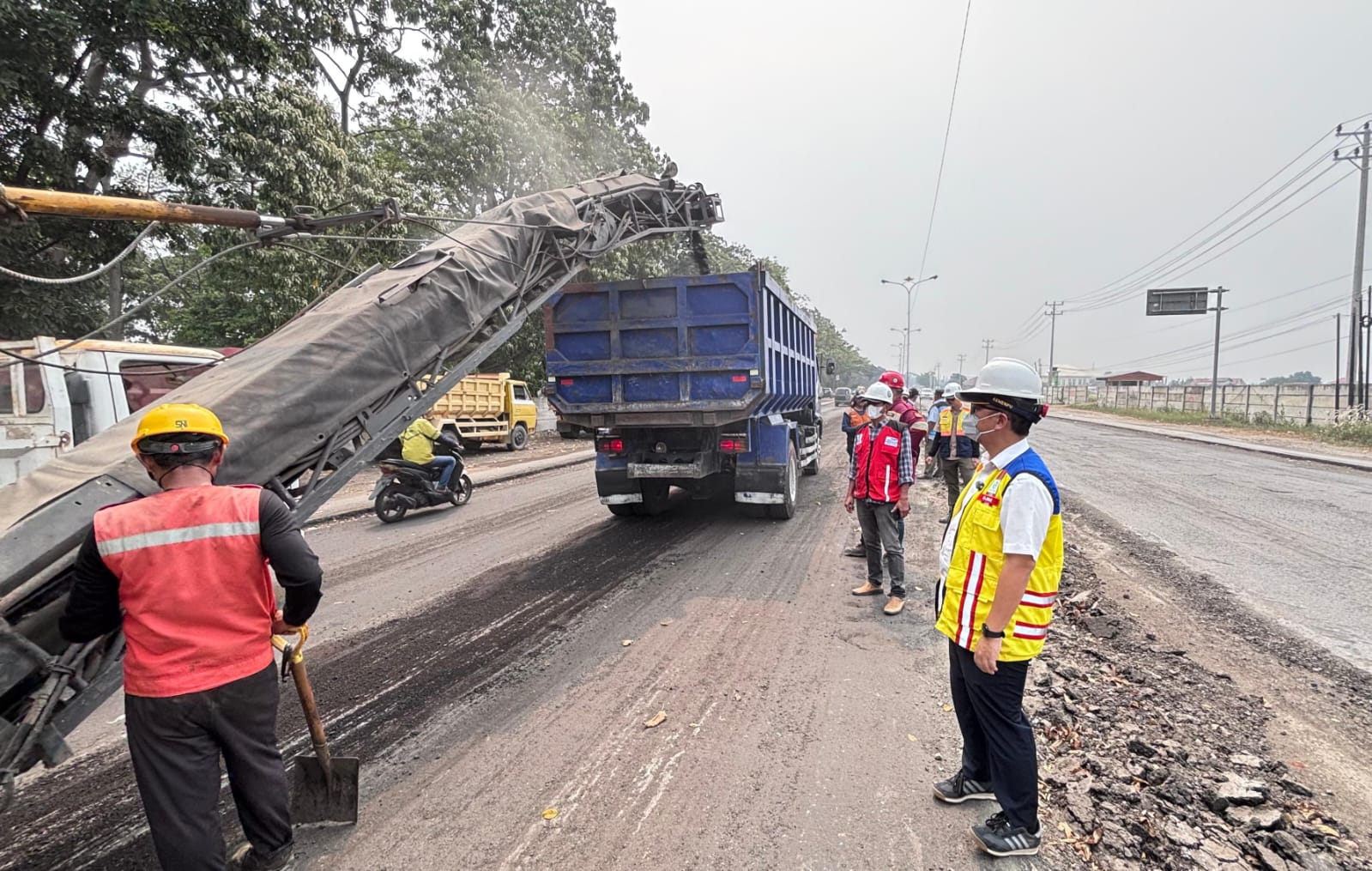 Jalan Rawan Kecelakaan Depan PKOR Way Halim Dibedah, Rp19,7 Miliar Digelontorkan