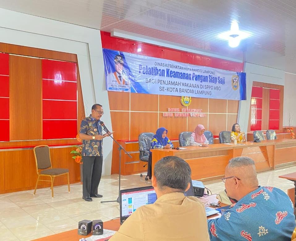 Pasca Kasus Keracunan Massal di Sukabumi, Pemkot Bandar Lampung Gelar Pelatihan Keamanan Pangan