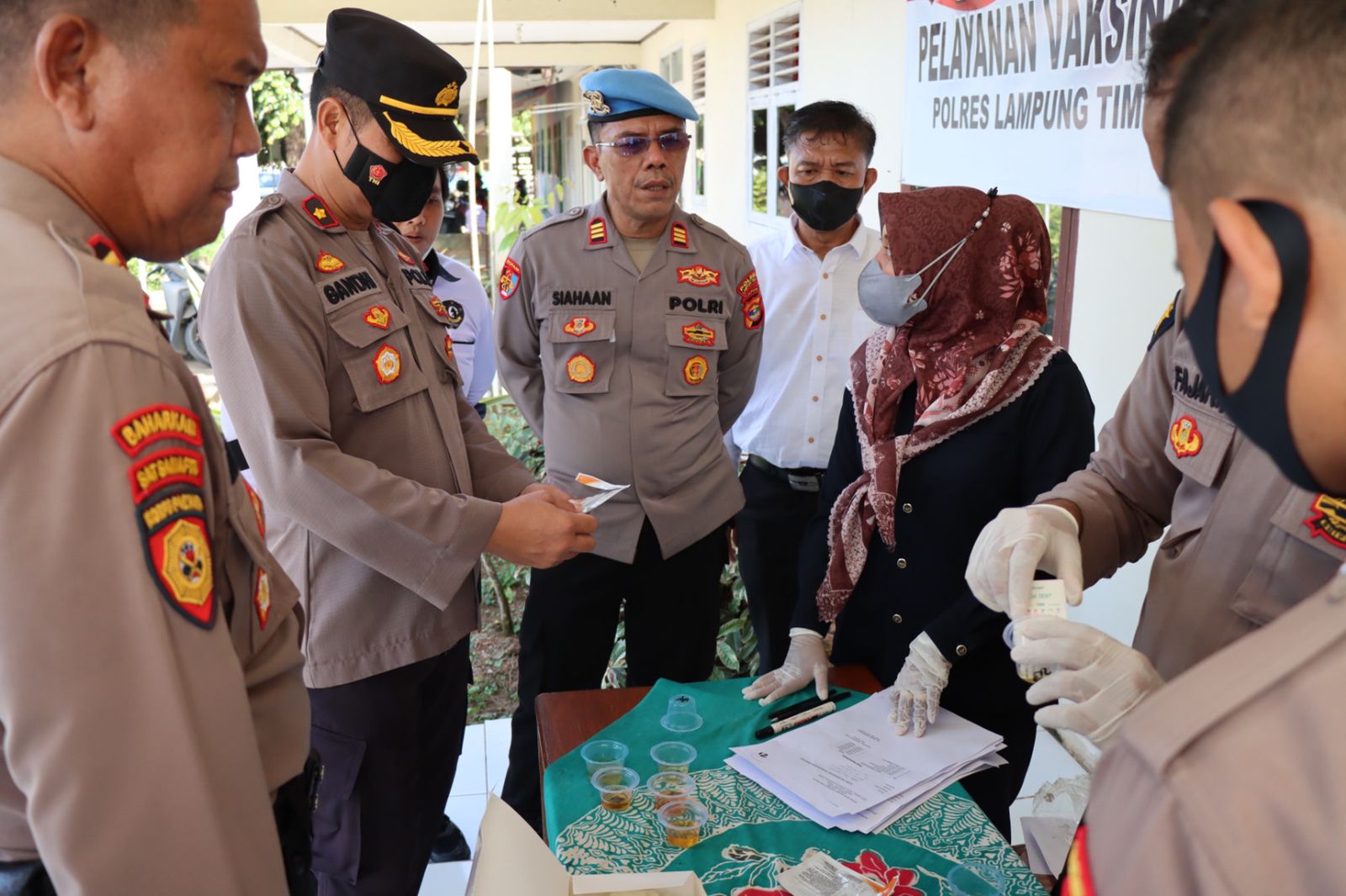 Ada Tes Urine Acak di Polres Lampung Timur, Ini Hasilnya...