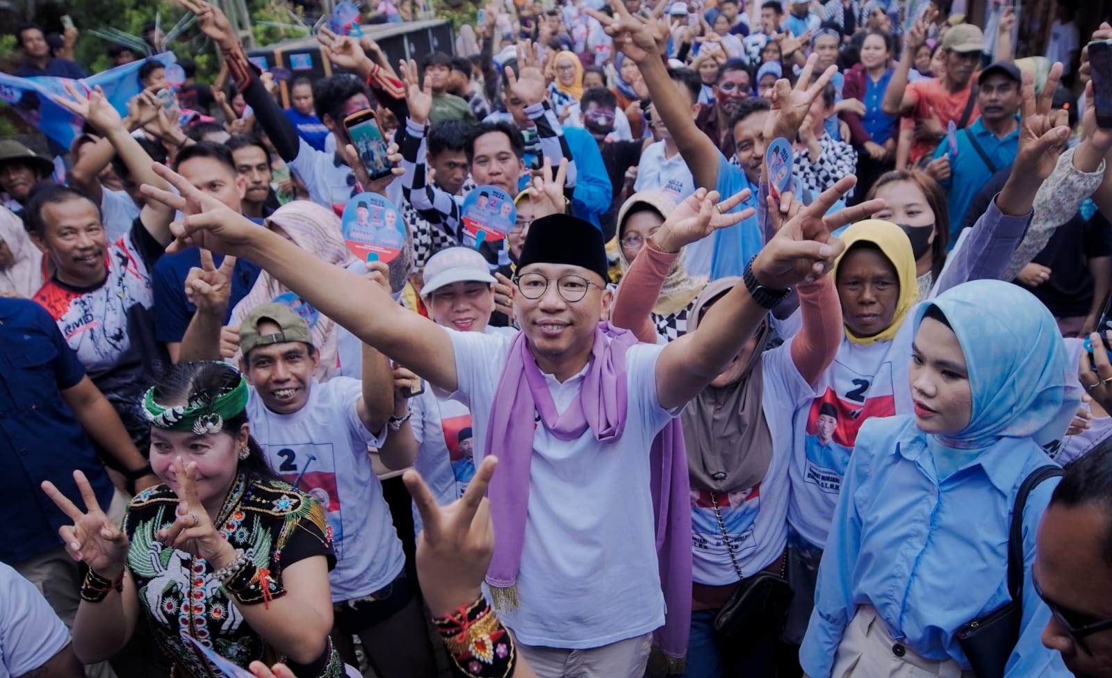 Relawan Bela Budaya Gelorakan Dukungan untuk Mirza-Jihan di Lampung Timur