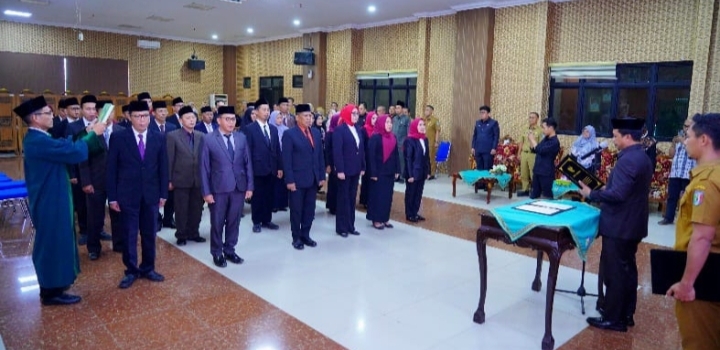 Mutasi Pejabat Pemkab Pringsewu Bergulir, Bupati Lantik 36 ASN
