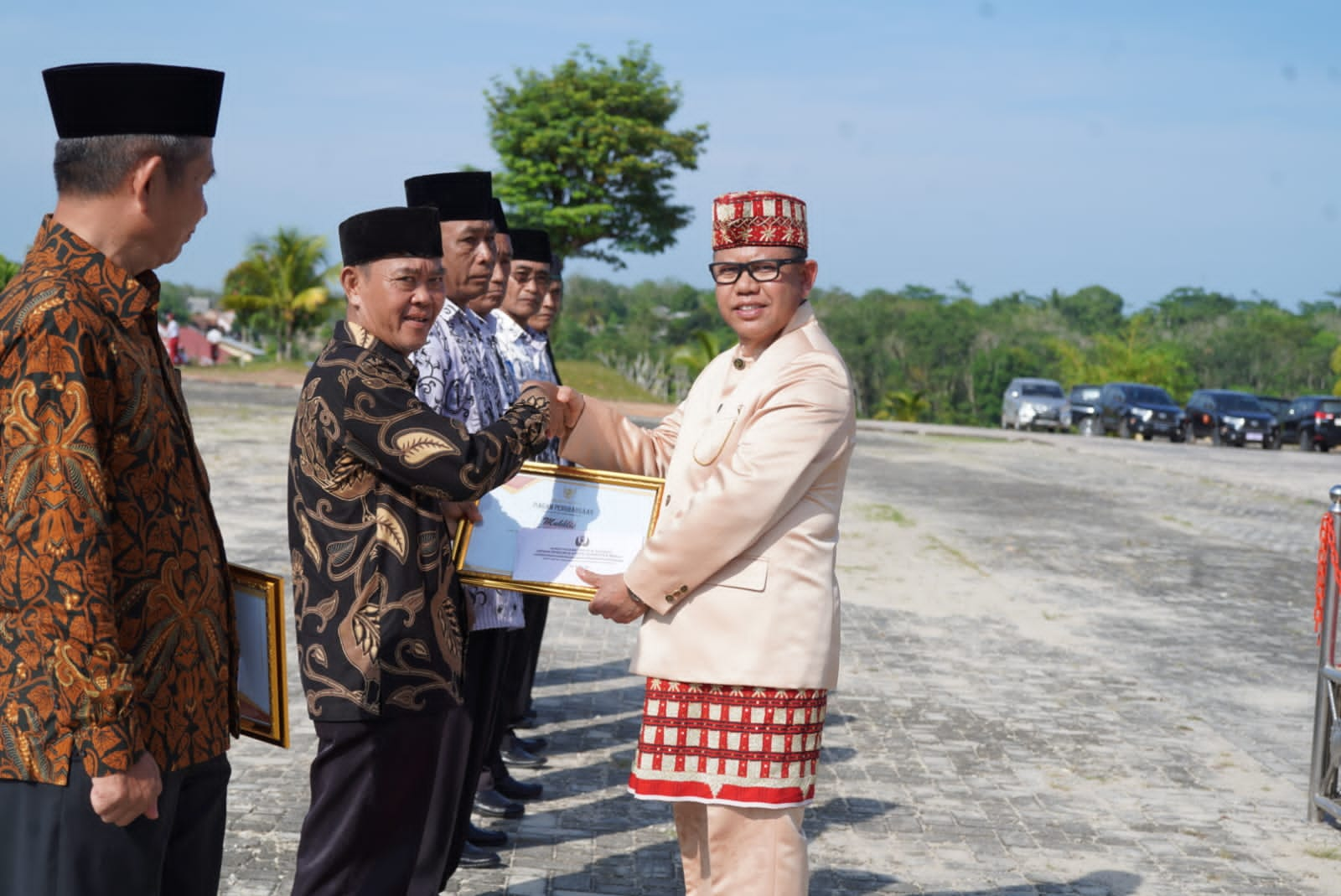 Jadi Pimpinan Upacara Hardiknas, Ini yang Disampaikan oleh Pj Bupati Mesuji