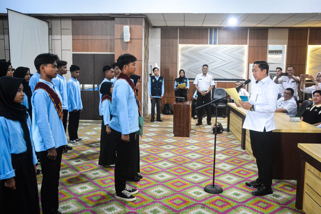 Kukuhkan Forum Anak Daerah 2025–2027, Sekda Lampung Tengah: Anak Harus Jadi Pelopor dan Pelapor