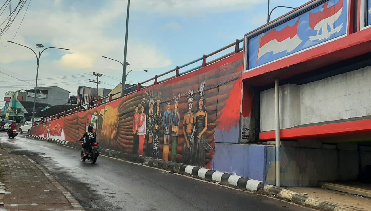 Mural Kota Pancasila Akan Hiasi Flyover Kimaja Bandar Lampung
