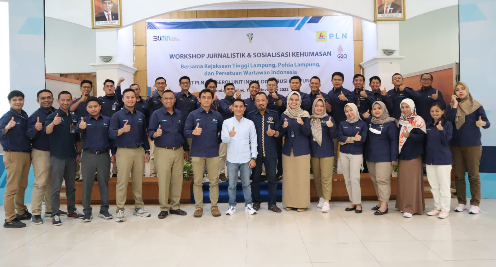 PLN Unit Induk Distribusi Lampung Gelar Workshop Jurnalistik