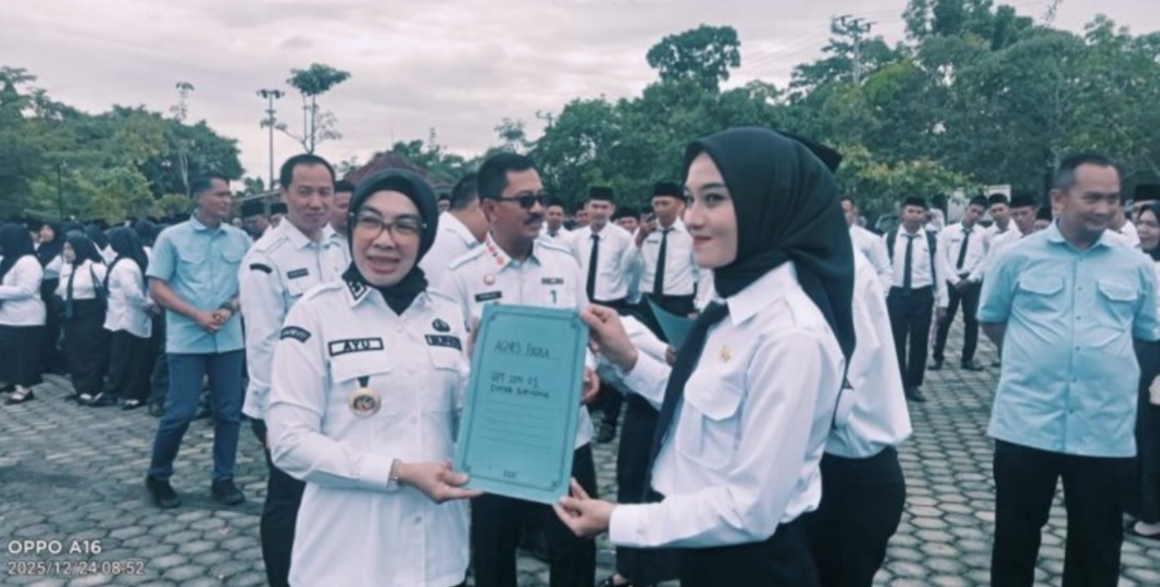 Ribuan PPPK Paruh Waktu Way Kanan Resmi Dilantik