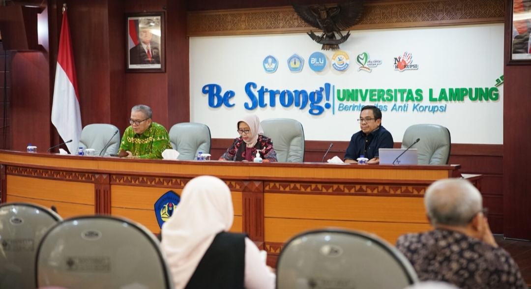 Wujudkan Kampus Anti-Korupsi, Unila Lakukan Pengisian LKE Zona Integritas 2026