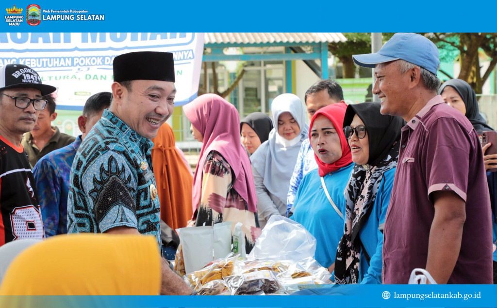 Pemkab Lampung Selatan Gelar Operasi Pasar Murah, Antusias Masyarakat Padati Lokasi