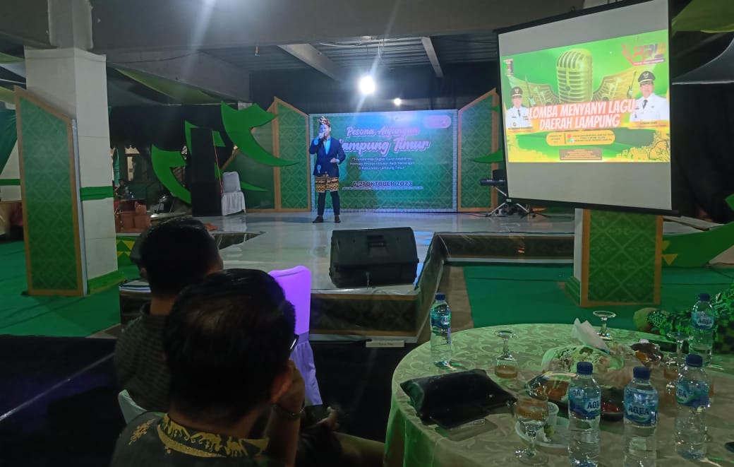 Semarak Lomba Bernyanyi Lagu Daerah Lampung Ikut Meriahkan Pekan Raya Lampung 2023