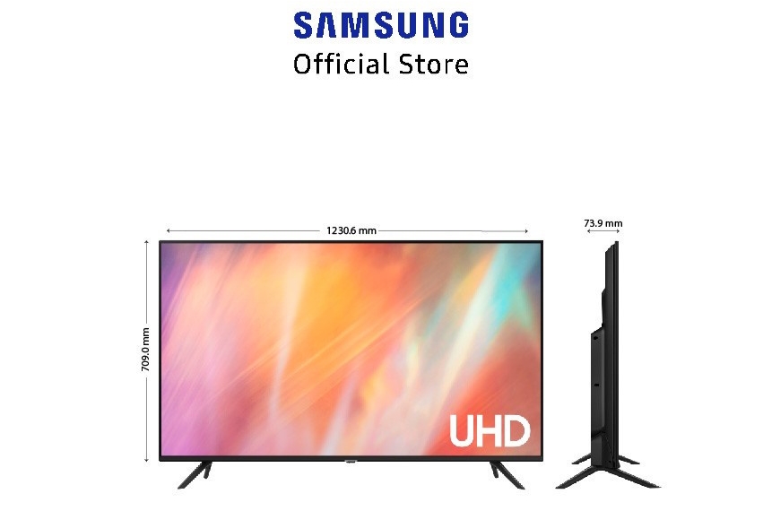 Spesifikasi Samsung Smart TV 55 inch UHD 4K AU7002 dengan PurColor, Televisi Cerdas Kualitas Unggul